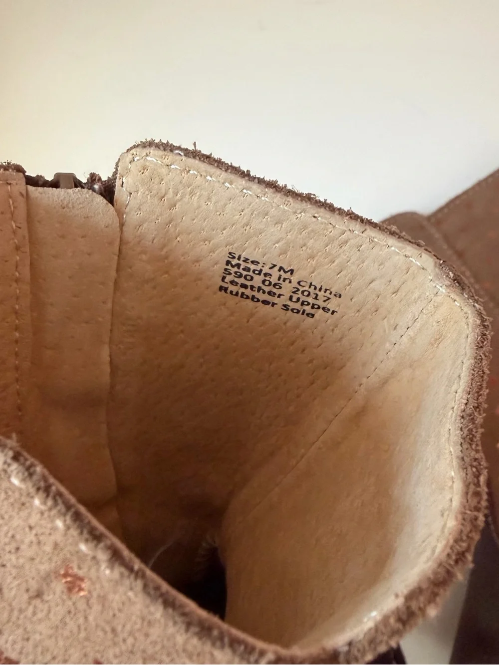 Livie & Luca Vega Brown Leather and Tan Star Suede Kids Boots